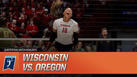 Wisconsin vs. Oregon: 2023 NCAA volleyball quarterfinal ...